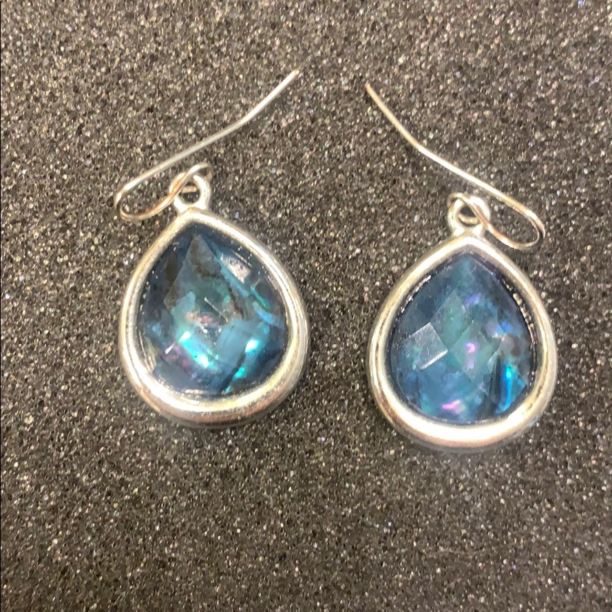 Diamond Blue Earrings
